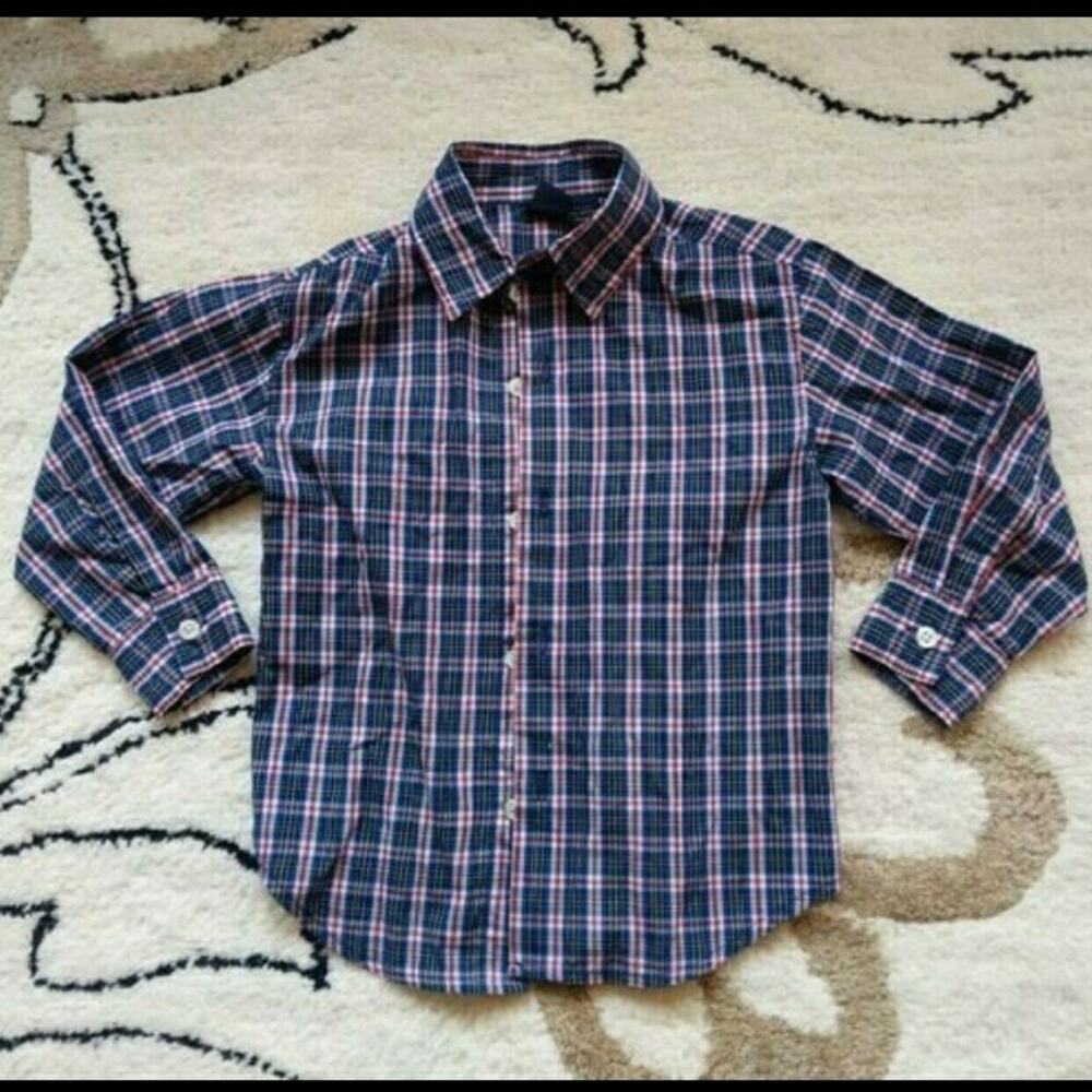 Nautica Plaid Collared, Long-Sleeve, Button-Up Shirt 4